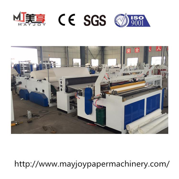 Toilet Tissue Paper Rewinding Machine
